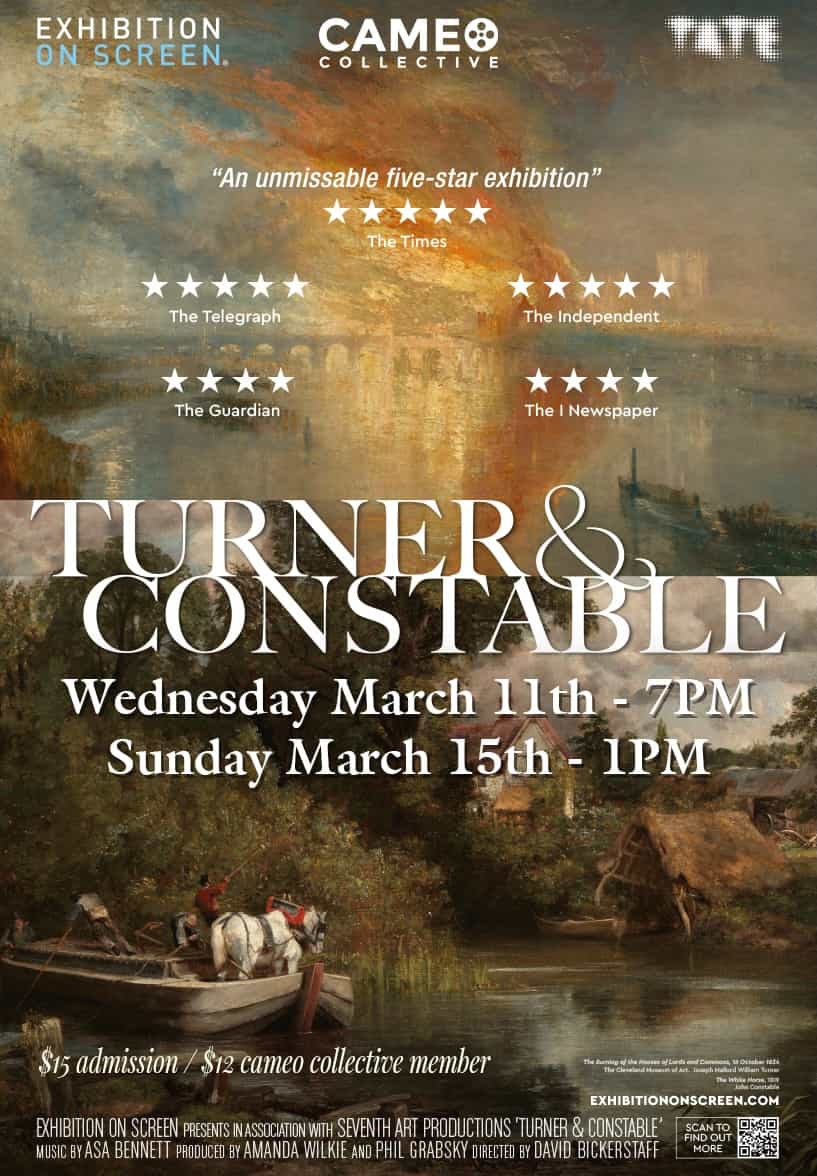 Exhibition On Screen: Turner and Constable 2026