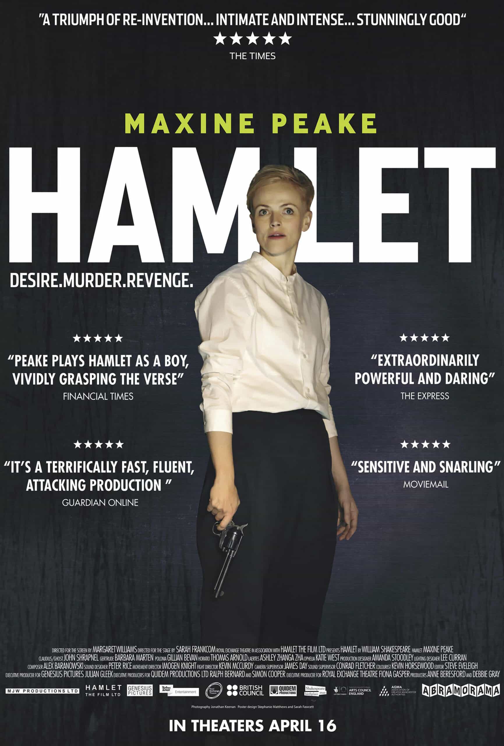 Maxine Peake As Hamlet 2014