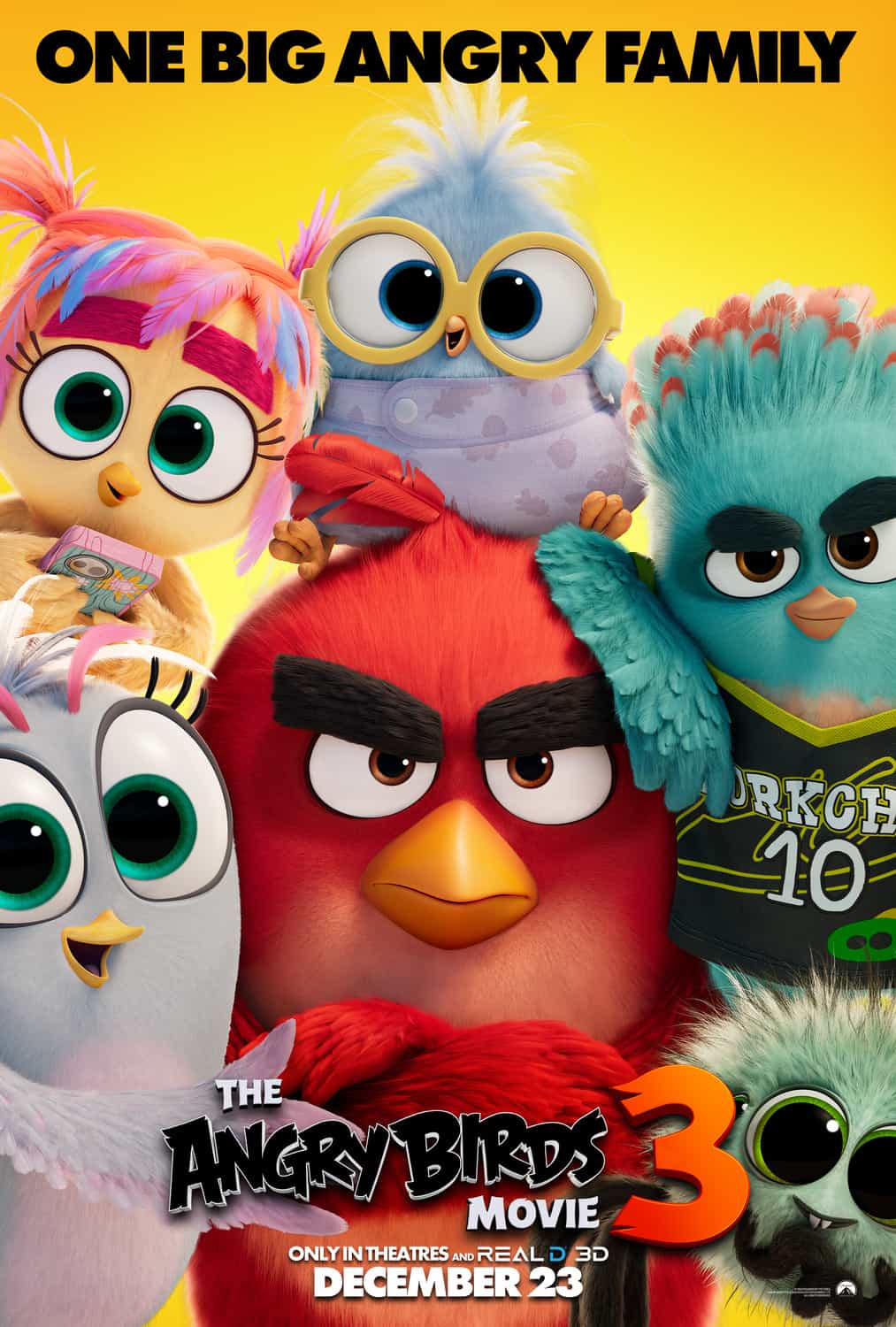Check out the new trailer and poster for upcoming movie The Angry Birds Movie 3 which stars Emma Myers and Lily James - movie UK release date 1st January 1970